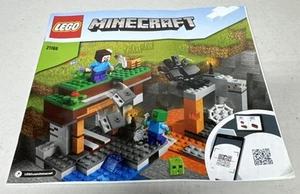 Lego Minecraft Manual For Set 21166 NO BRICKS - Picture 1 of 2