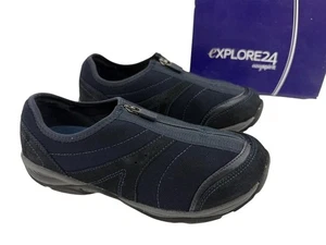 Easy Spirit NEU Explore 24 Edgartown Slipper Reißverschluss Turnschuhe Damen 7 Komfortschuhe - Bild 1 von 9