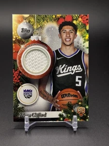 Tarjeta reliquia usada para jugador de Clifford 2025-26 Topps Holiday #PR-NI novato de los reyes - Imagen 1 de 2
