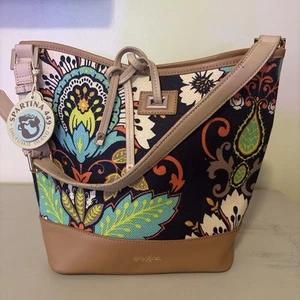 Spartina 449 Daufuskie Island Amelia High Tied Bucket Handbag/Tote Stunning NWT - Picture 1 of 7