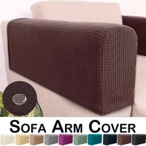 Stretch Armchair Covers Chair Arm Protector Cover Sofa Couch Recliner Armrest - Picture 1 of 34