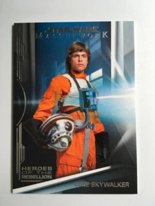 2019 Star Wars Masterwork Luke Skywalker Heroes of the Rebellion Insert #HR-1 - Picture 1 of 3