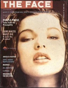THE FACE 03/1988 MILLA JOVOVICH Robert Mapplethorpe ANJELICA HUSTON Marc Lebon - Picture 1 of 10