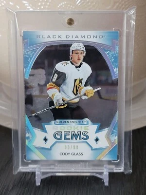 2019-20 UD Black Diamond Rookie Gems Spectrum #RG-CG Cody Glass #'d 83/99 - Image 1 of 2