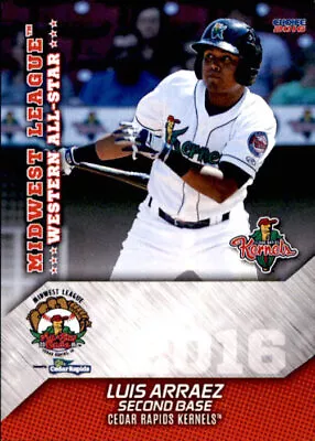 2016 Midwest League All-Stars Choice #38 Luis Arraez Venezuela VZ Baseball Card - Image 1 of 2