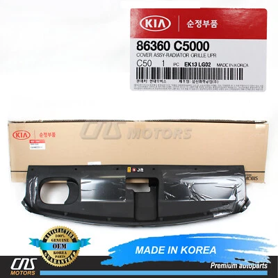 GENUINE Radiator Grille Upper Cover for 2016-2020 Kia Sorento 86360C5000⭐⭐⭐⭐⭐ - Image 1 of 4