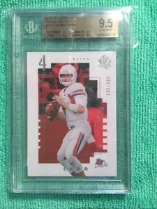 2014 UPPER DECK SP AUTHENTIC FOOTBALL. RC DEREK CARR BGS 9.5 GEM MINT #999 - Picture 1 of 7