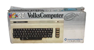 Volkscomputer Commodore VC-20 Computer mit OVP retro vintage - Afbeelding 1 van 13