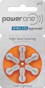 new 41 PowerOne Hearing Aid Batteries Size P13 expires 08-2026 - Picture 1 of 1
