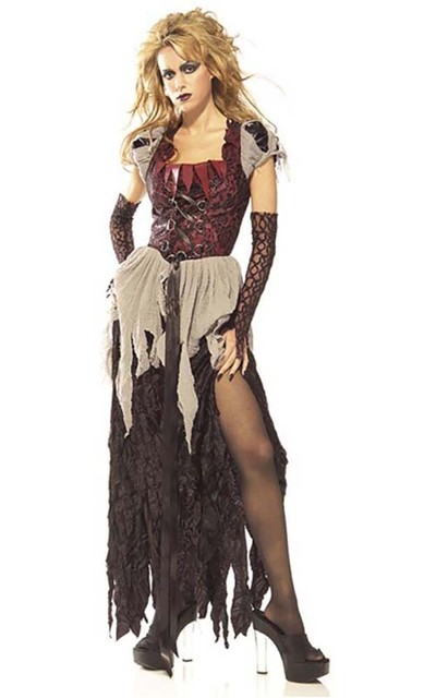 Fantasia Jason Adulto Feminina Halloween Vestido