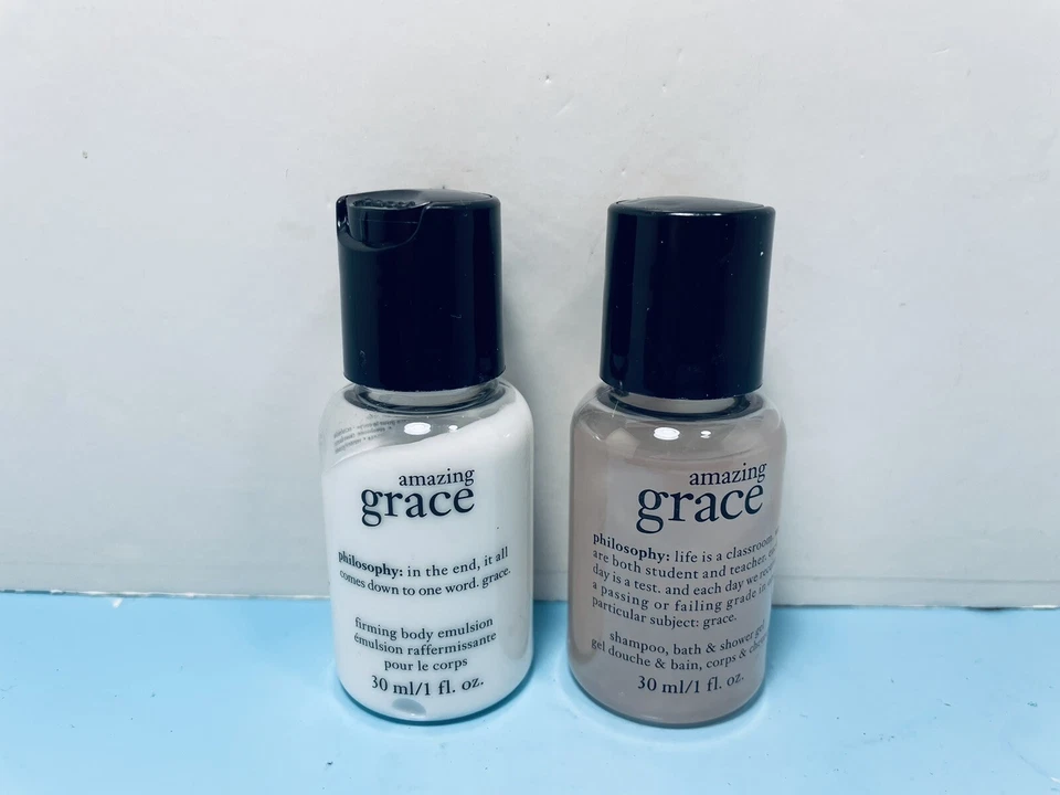 PHILOSOPHY - AMAZING GRACE - BODY EMULSION & SHAMPOO/ SHOWRE GEL - 1 OZ - NEW - Image 1 of 1