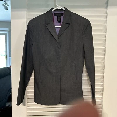  Blazer The Limited elástico para mujer talla XS gris oficina carrera abrigo negocios  Foto 1 de 4