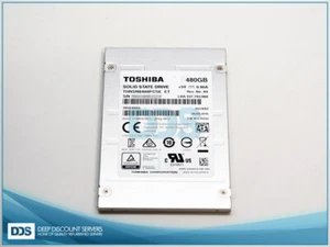 THNSN8480PCSE Toshiba HK4R 480GB SATA3 6.0Gb/s SFF SSD TBW 880TB (1DWPD-5Yr) - Picture 1 of 2