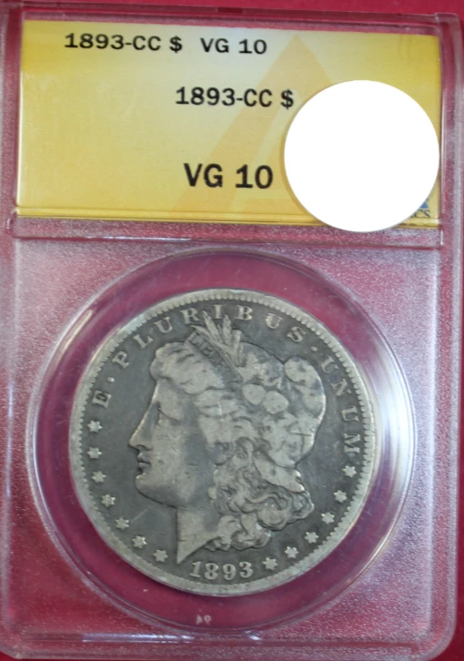 VG 10 Graded 1893 Year Morgan US Dollars (1878-1921) for sale | eBay