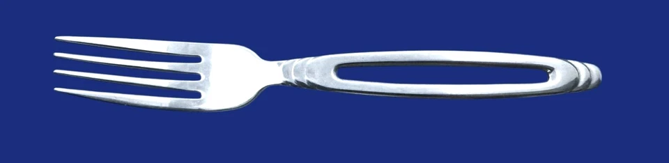 Gibson ECLIPSE cubiertos perforados de acero inoxidable 18/10 -- tenedor para ensaladas 7" Foto 1 de 1