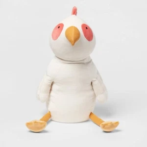 Pillowfort Chicken - Weighted Plush Throw Pillow White - 3 lbs - FREE SHIPPING - Picture 1 of 4