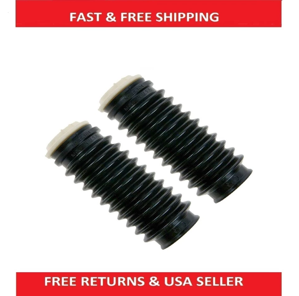 Shock Strut Bellows Dust Boot Front or Rear Left & Right Pair Set Kit - Image 1 of 4
