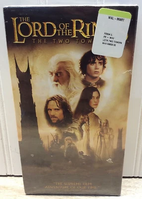 Lord Of the Rings The Two Towers VHS New Sealed - Image 1 of 4