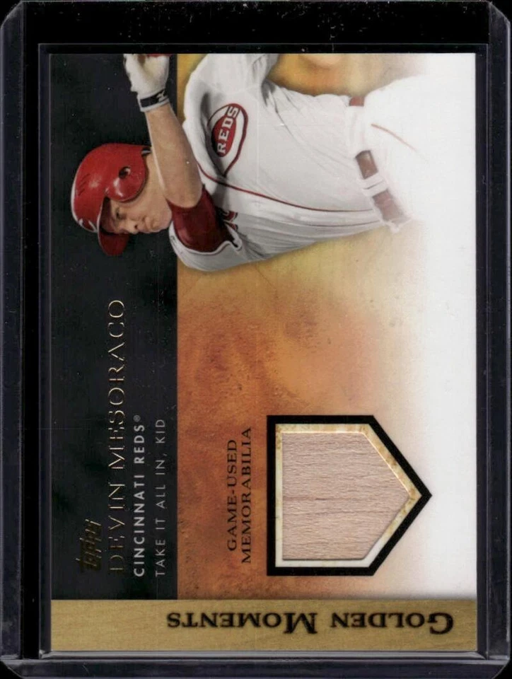 2012 Topps Golden Moments Relics #GMR-DME Devin Mesoraco MEM novato radiocontrol béisbol Foto 1 de 2