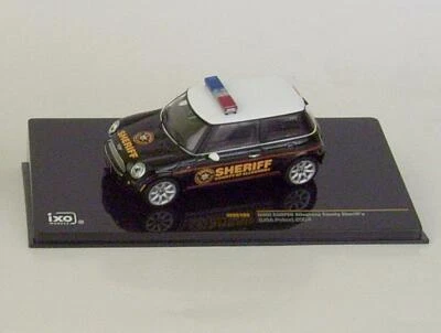 MINI COOPER 2004 POLICE USA 1/43 IXO MOC100 - Immagine 1 di 2