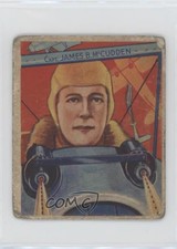 1933 National Chicle Sky Birds R136 Series of 48 James McCudden Capt B #38 0l4h