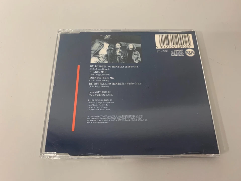 Ellis Beggs & Howard – Big Bubbles, No Troubles - Maxi CD Single © 1988 - Bild 1 von 2