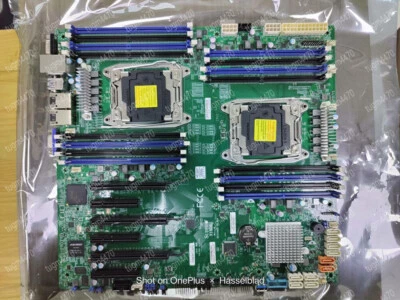 Placa madre de servidor SuperMicro X10DRL-i Intel C612 LGA2011-V3 DDR4 ECC con E/S Foto 1 de 4