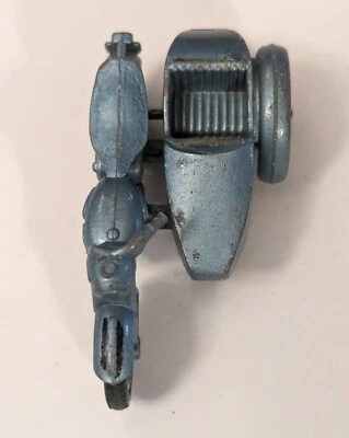 Vtg Lesney Triumph T110 No. 4 Motorcycle w/ Sidecar - England - Broken Handlebar - Image 1 of 4