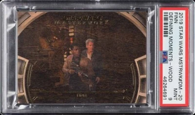 2019 Topps Star Wars Masterwork Defining Moments Wood Finn /10 #DM-20 PSA 9 - Image 1 of 2