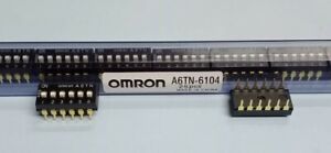 25 Pcs OMRON A6TN- 6104 DIP Switches/SIP Switches 4P Half-Pitch New in box 