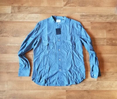 $295 BILLY REID XL BLUE CHAMBRAY 100% cotton selvedge fishing shirt USA made - Image 1 of 4