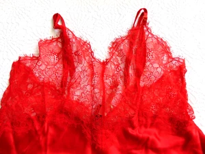 VICTORIA'S SECRET Satin Sleep Dress Gown Sleepwear size XL Crimson - Picture 1 of 4