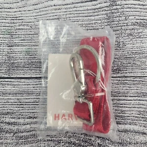 NIP NWT Harveys Seatbelt Scarlet Red CNG Click ‘N Go Keychain - Picture 1 of 2