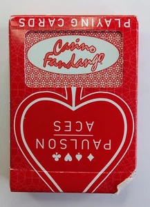 Casino Fandango Carson City NV Playing Card Deck Red Paulson Cut Corner - Picture 1 of 4