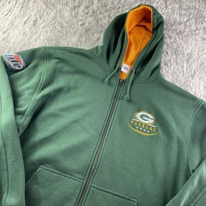 Green Bay Packers Jacke Herren Extra Large Hoodie Full Zip Miller Lite Beer NFL - Bild 1 von 10
