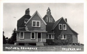 RESERVE, WISCONSIN RPPC POSTCARD Pastor's Residence - Picture 1 of 2