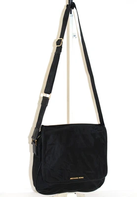 NUEVO SIN ETIQUETAS Michael Kors Negro Nylon con Muchos Bolsillos Bandolera Bolso de Viaje Cartera Foto 1 de 4