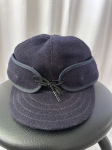Gorra de lana azul Stormy Kromer para hombre talla 7-3/8 hecha en EE. UU. - Imagen 1 de 10