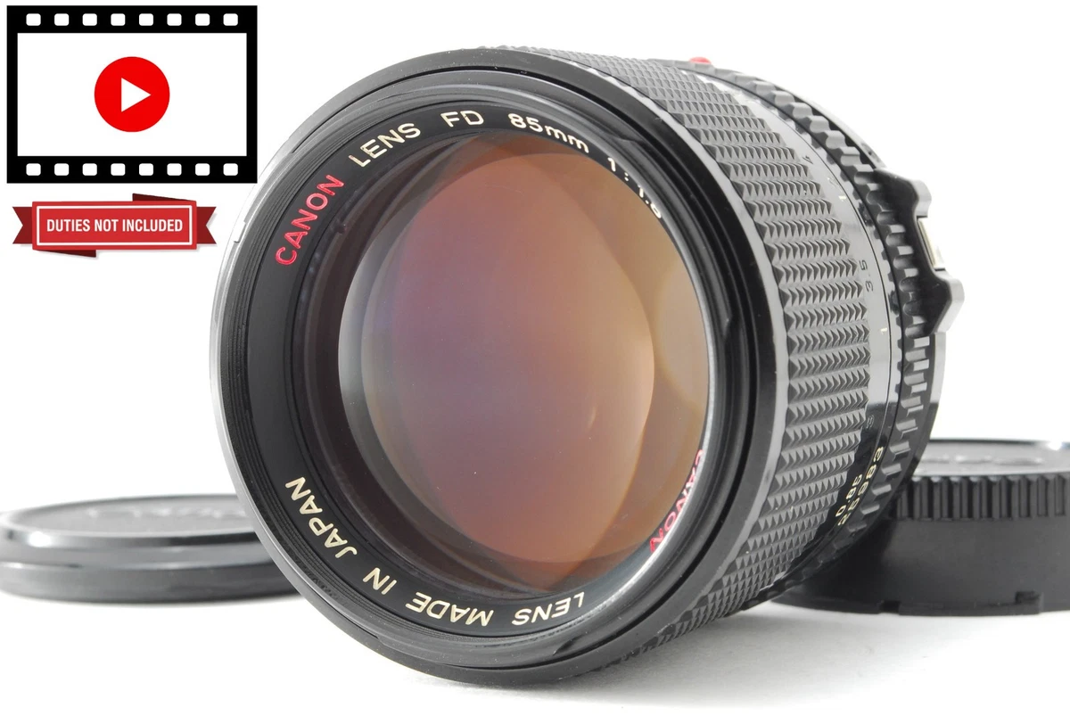 Canon FD f/1.8 85mm Focal Camera Lenses for sale | eBay