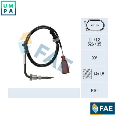 SENSOR EXHAUST GAS TEMPERATURE 68021 FOR SKODA ROOMSTER FABIA/II/Combi RAPID A1 - Image 1 of 4