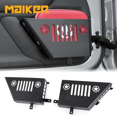 Metal Front Pocket Storage with Cup Holder For 2007-2018 Jeep Wrangler JK/JKU - Image 1 of 4