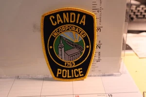 police patch  CANDIA POLICE NEW HAMPSHIRE - Picture 1 of 1