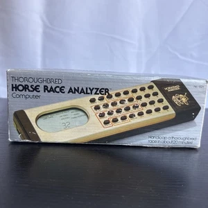 Vintage Thoroughbred Horse Analyzer 1983 Advanced Handicapping Technologies Inc. - Picture 1 of 12