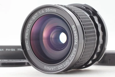 [N MINT w/ Hood] SMC Pentax 6X7 55mm F/4 MF Wide Angle Lens 6x7 67 II From JAPAN - Image 1 of 4