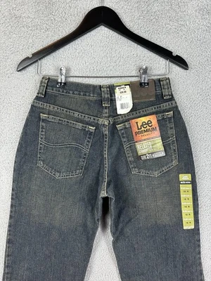 Jeans Lee Niños 16 R Azul Relajado Pierna Recta Premium Seleccionar Sure2Fit Denim Foto 1 de 4