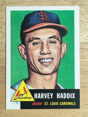 1991 Topps Archives '53 #273 Harvey Haddix - Image 1 of 2