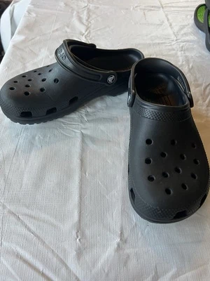 Crocs Classic Clogs - Black Noir - Size Men’s 8 /Women’s 10 - Image 1 of 4