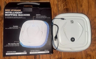 Robotic Vacuum Cleaner Wet And Dry Mop Automatic Sweeper Robot Brushless Motor - Image 1 of 4