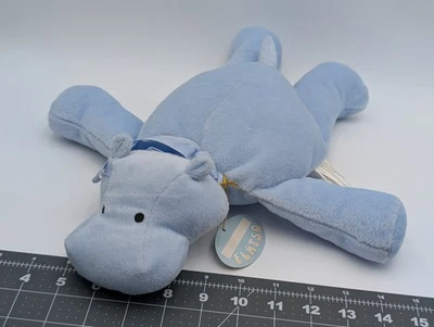 North American Bear Flatopotamus Hippo Plush Blue Floppy 15 Inch 1322 1991 - Image 1 of 4