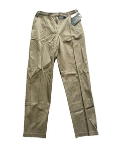 Vintage Polo Ralph Lauren 1967 Olive Green Chino Stretch Casual Pants Size 4 NWT - Picture 1 of 9